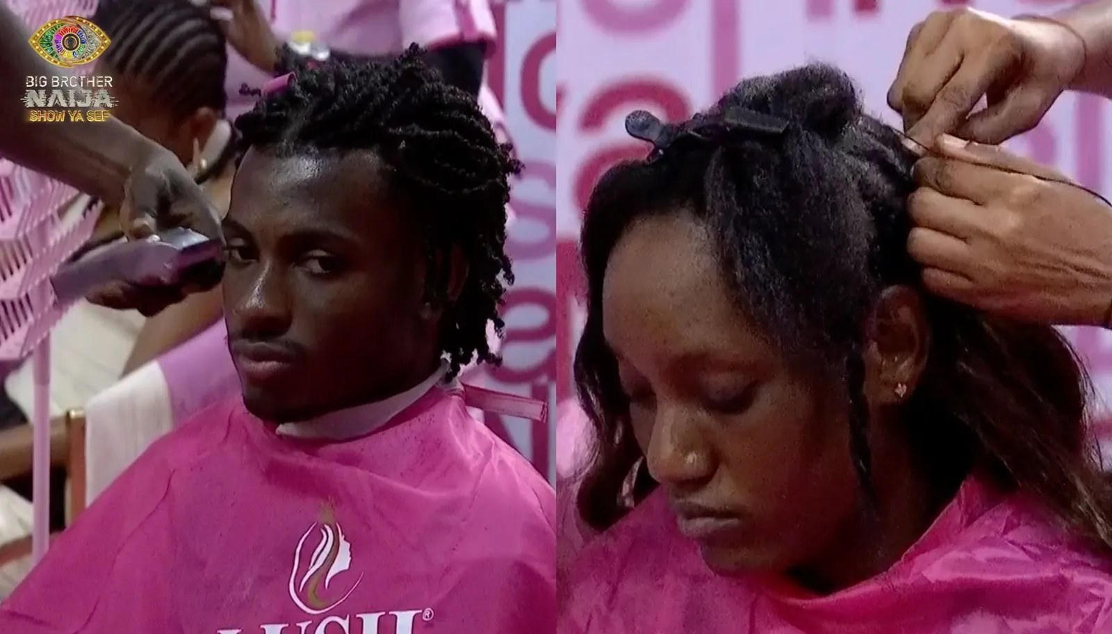 Day 63: The housemates get pampered by professional hairstylists