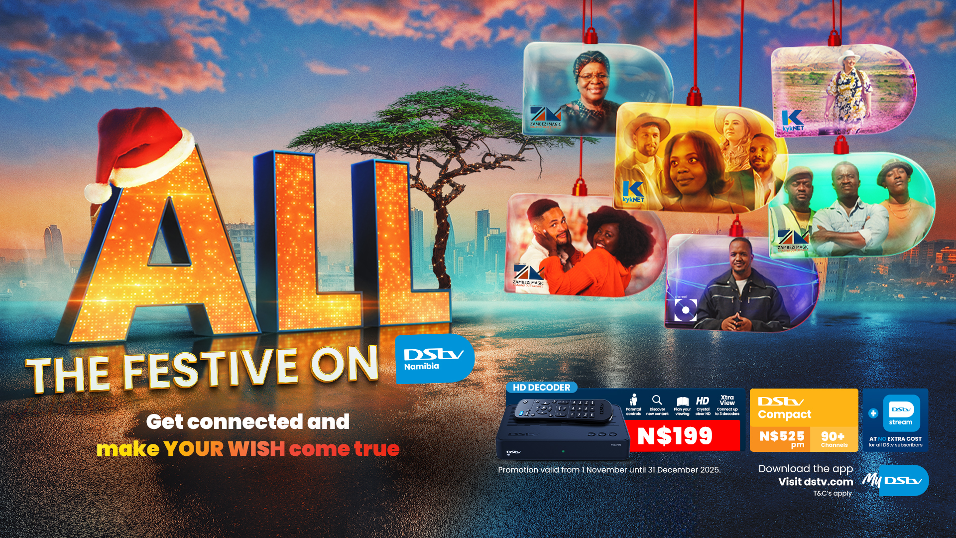 All You Want This Holiday Is on DStv