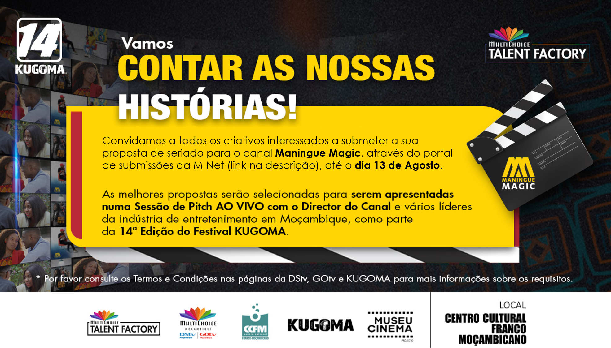 T&C's: Sessão de Pitch – Apresentação de Projectos ao Canal Maningue Magic