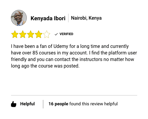 User-friendly platform...