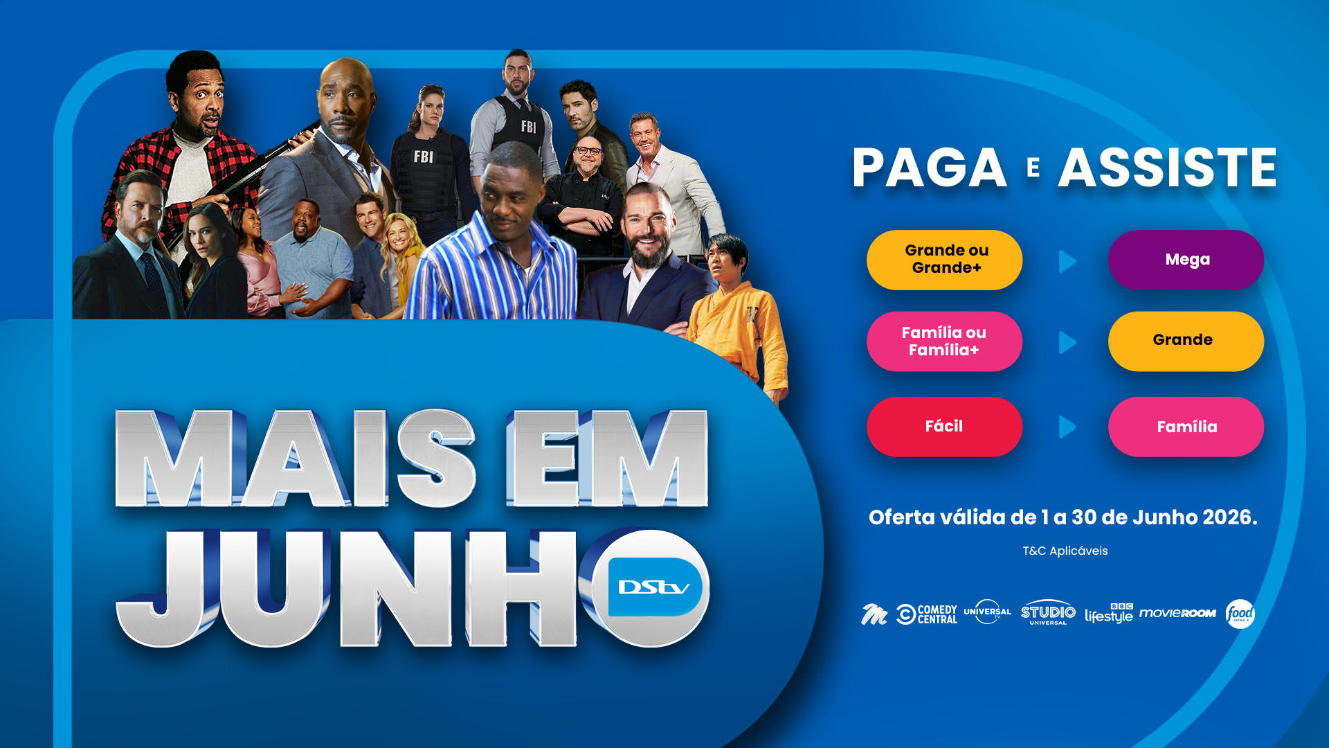 DStv lança "Mais em Junho" de 1 a 30 de Junho Os clientes recebem mais do que pagam 