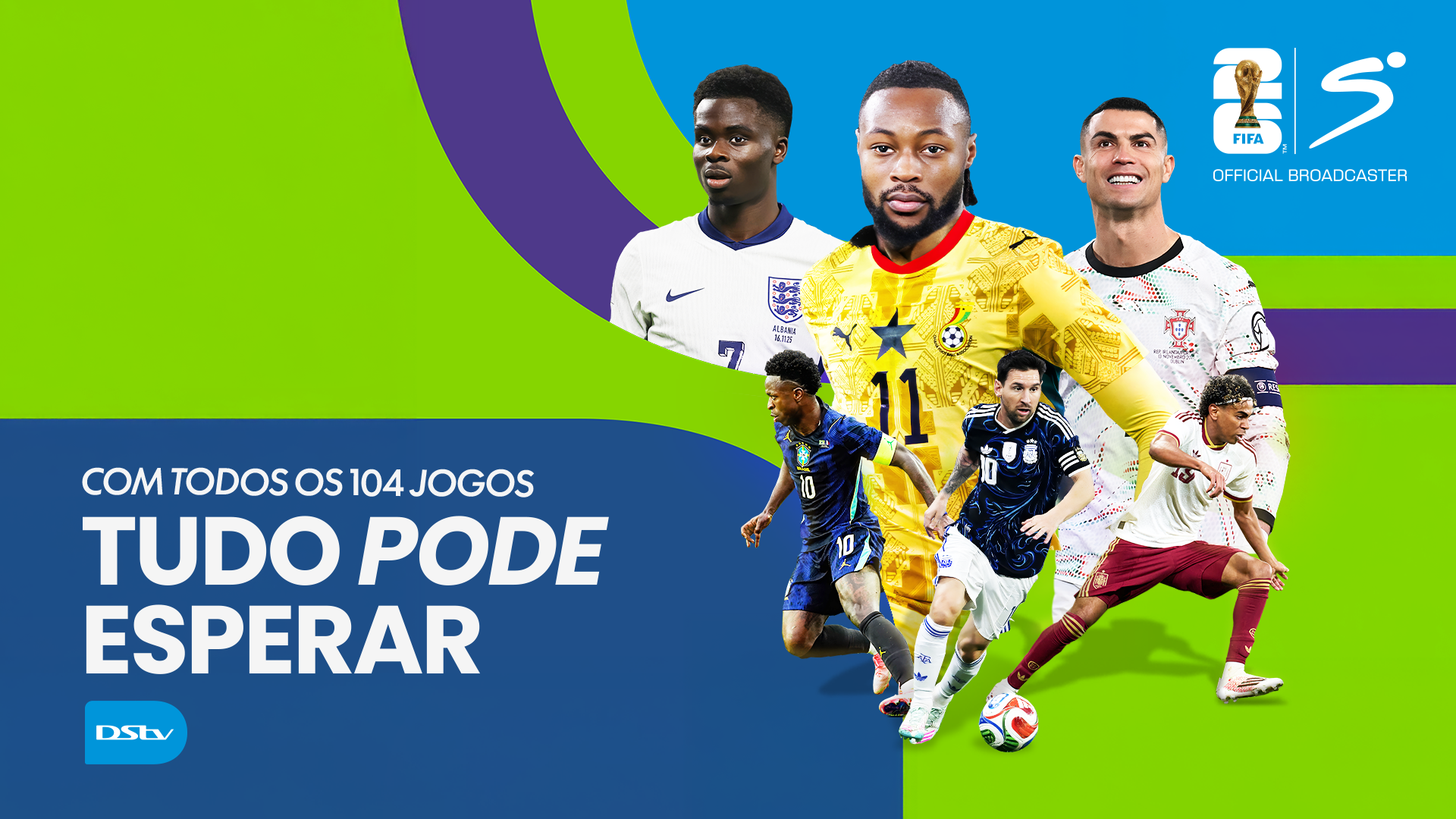 A DStv dá a todos os clientes acesso ao Mundial de Futebol FIFA 2026