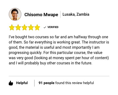 Value of content is good...