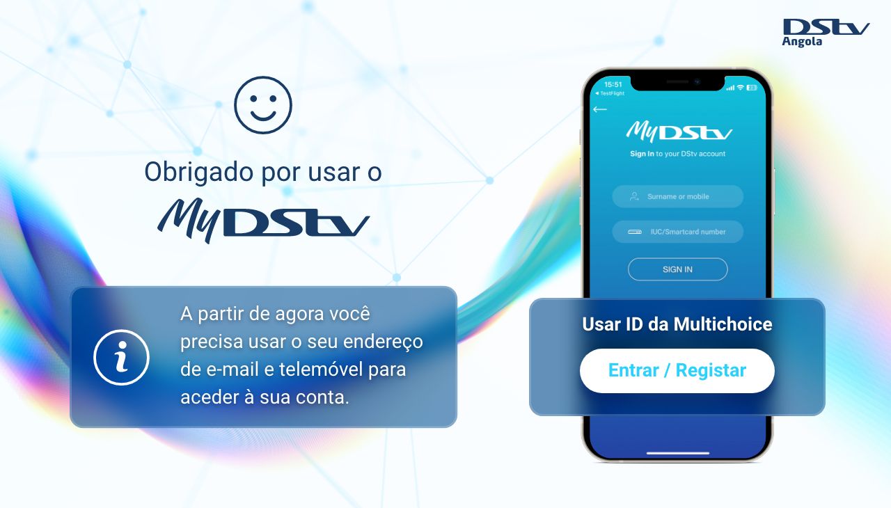 Acesse todas as plataformas da Multichoice com um único login!