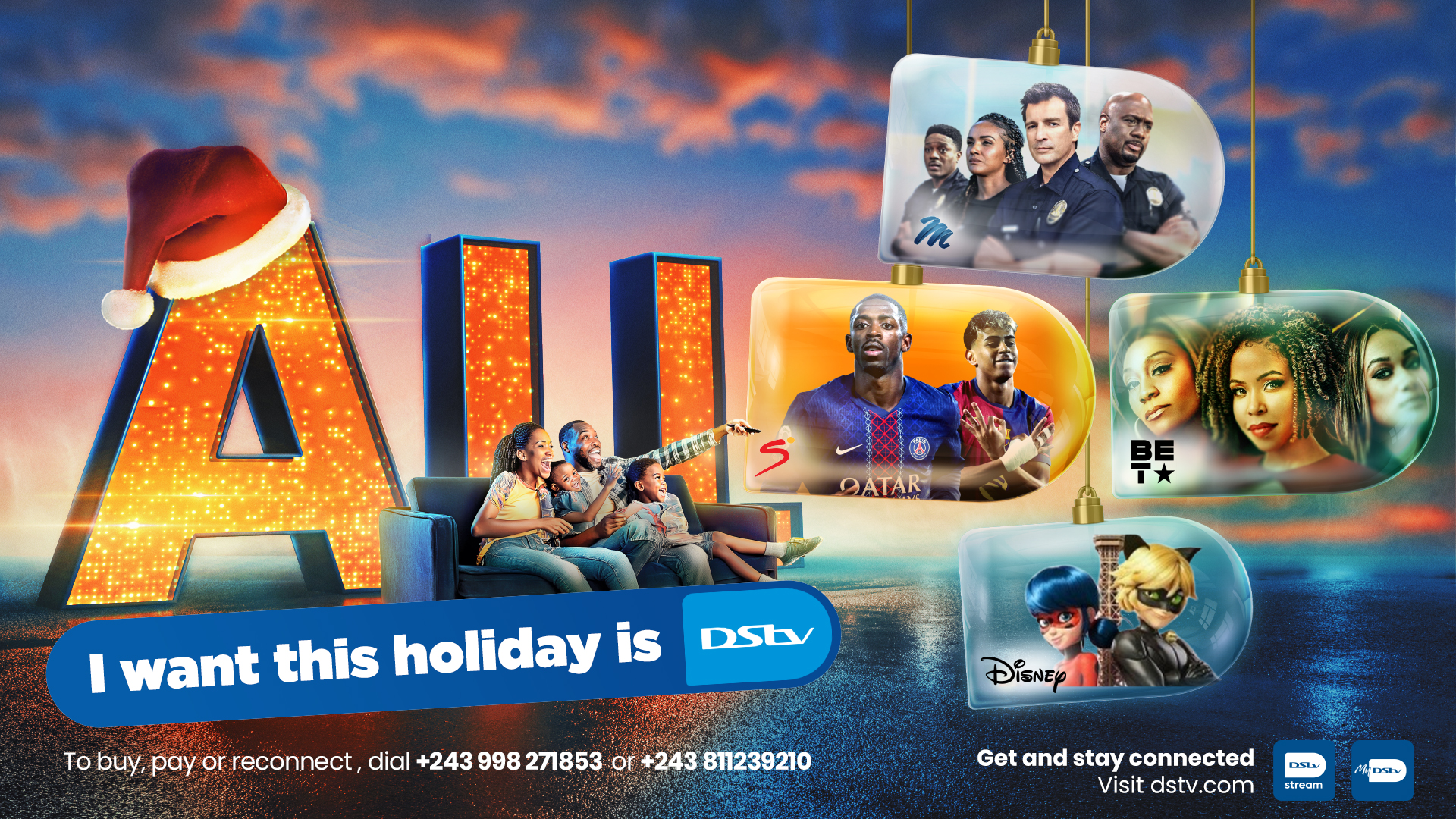 All You Want This Holiday Is on DStv