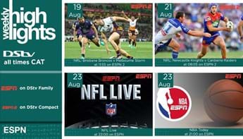 DStv Weekly Highlight 19-25 August 2022