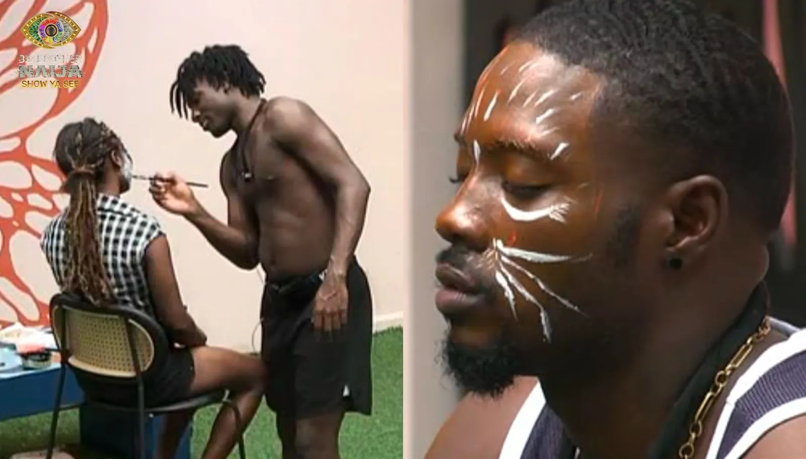 Day 30: The housemates get creative when painting each other’s bodies
