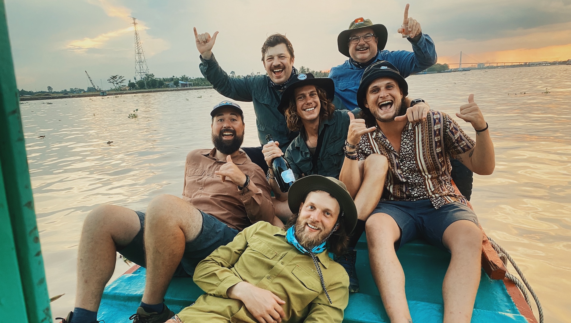 Erns Grundling and friends in Vietnam
