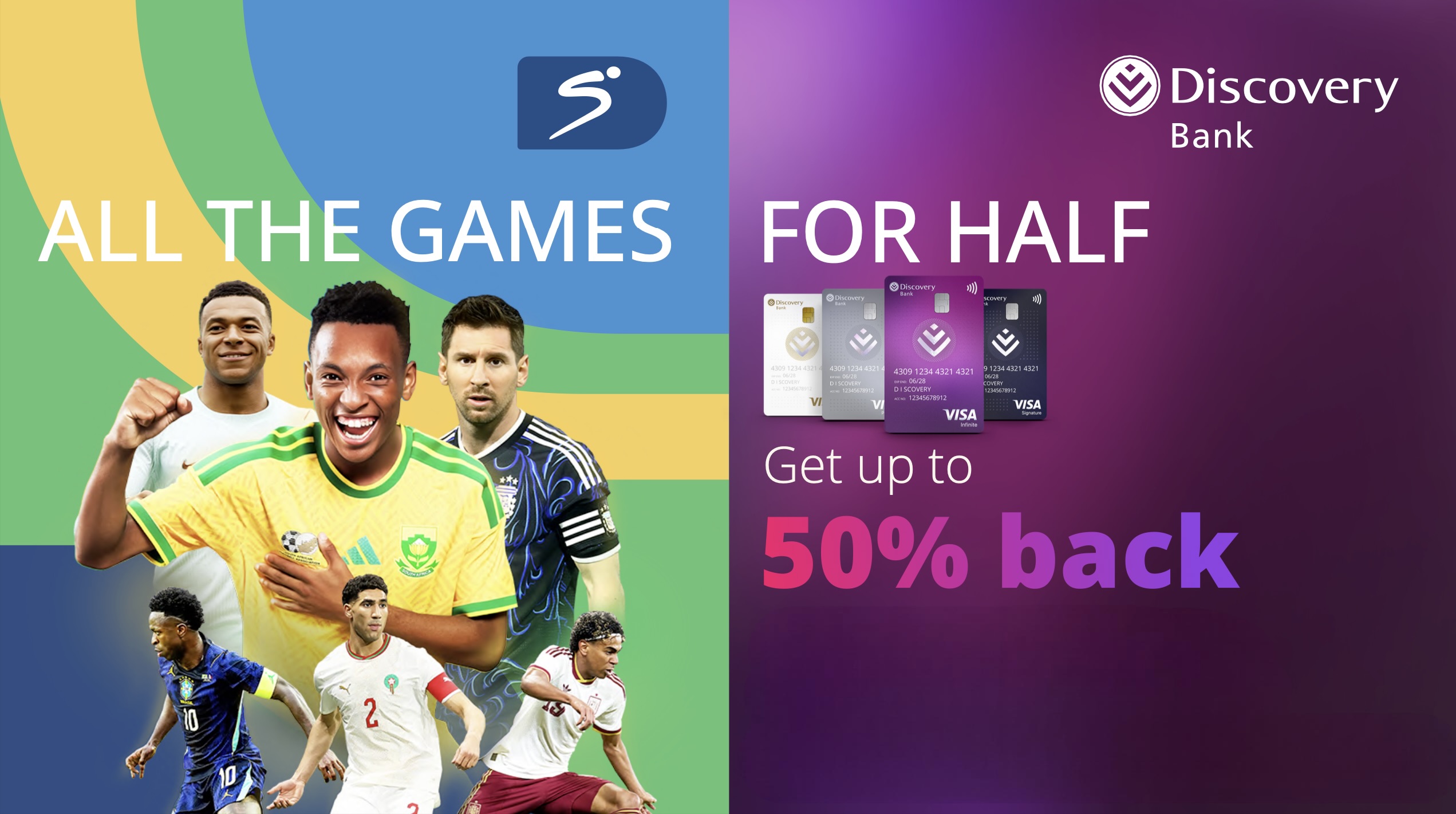 Get up to 50% back on your DStv subscription with Discovery