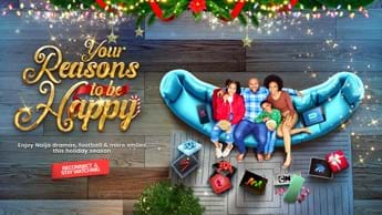Find your reasons to be happy this season with DStv! 