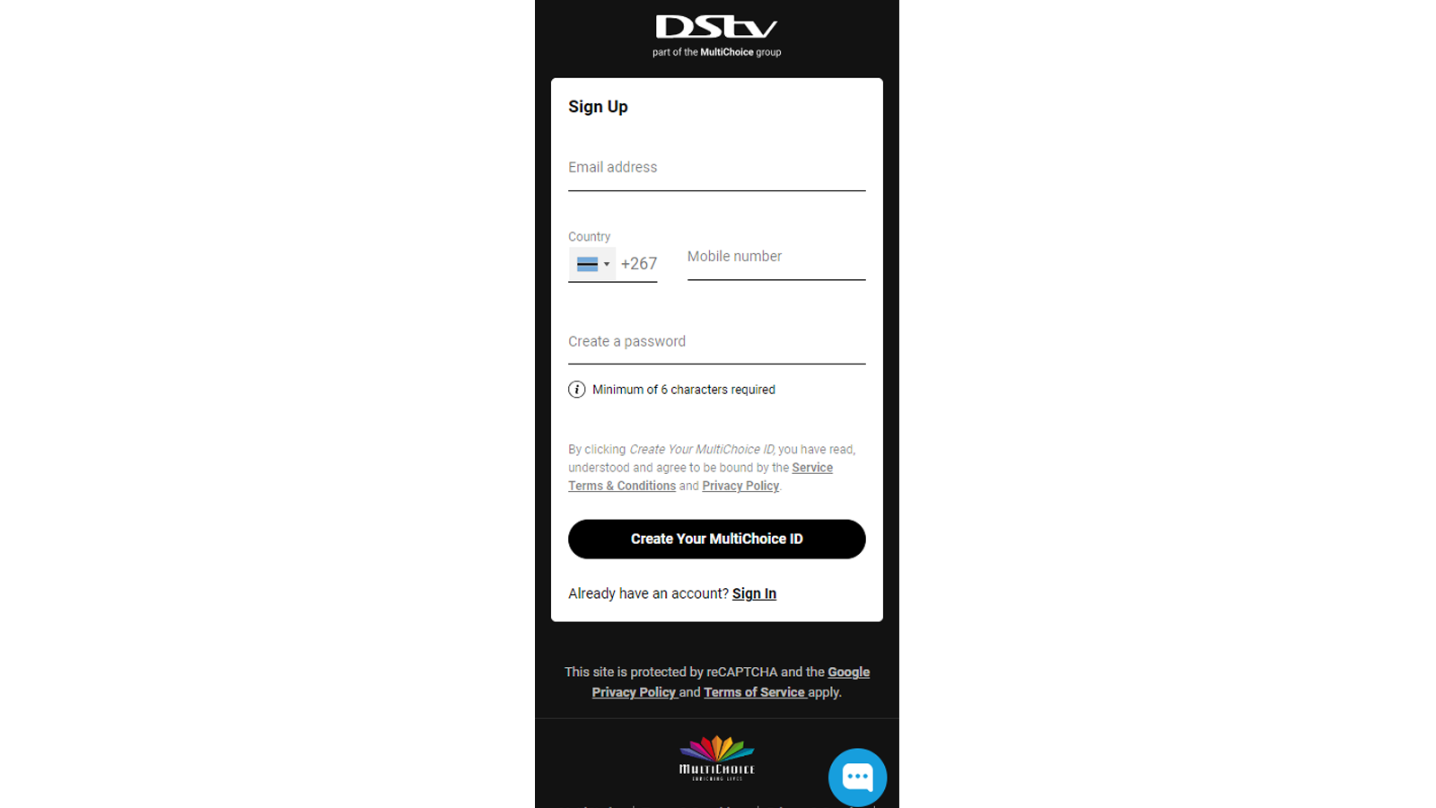 Introducing the new MyDStv Self Service website for Botswana
